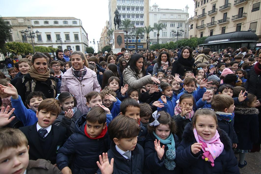 Escolares cordobeses contra el cáncer