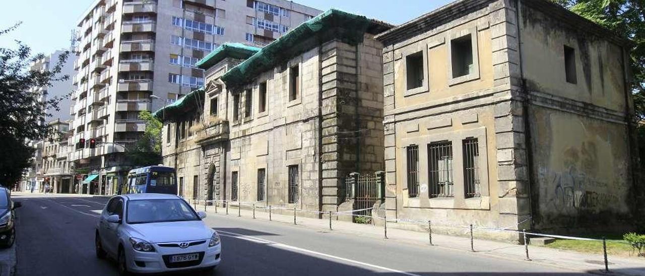 Situación actual en que se encuentra actualmente el edificio de la antigua cárcel. // Jesús Regal