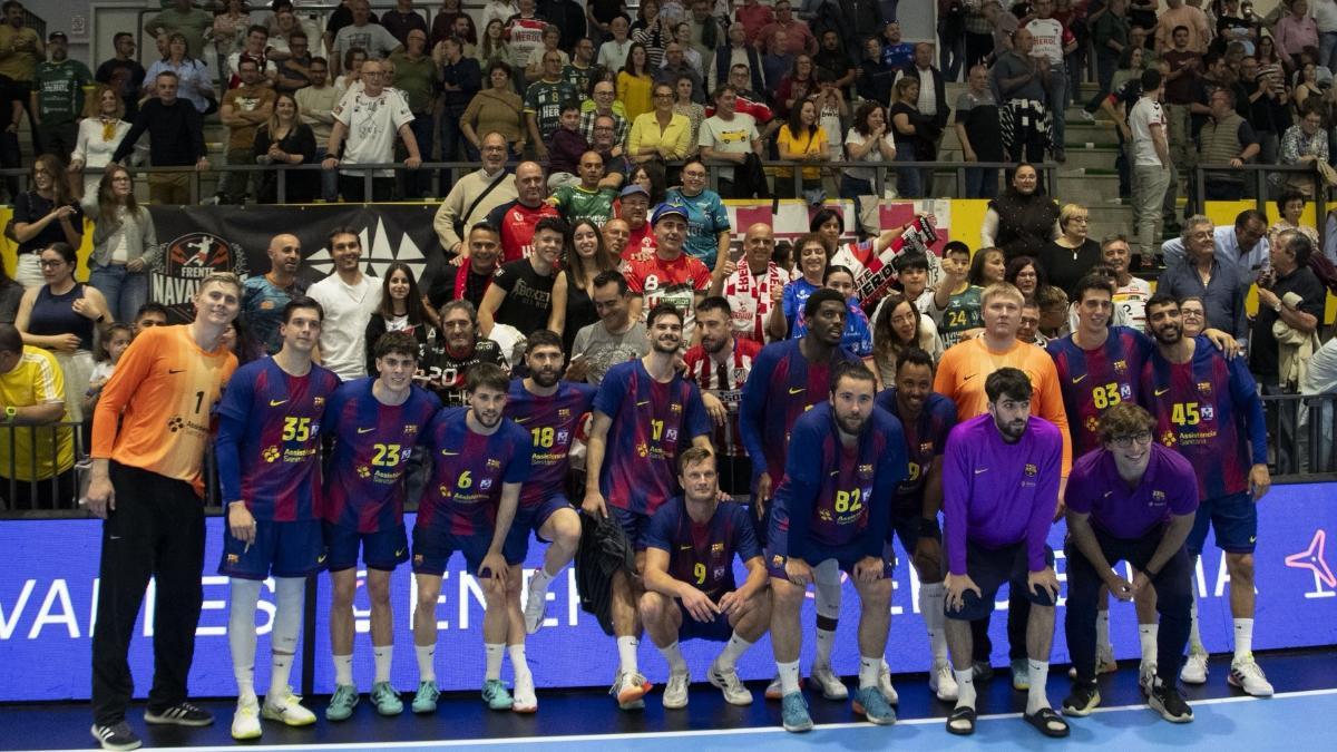 El Barça destacó la deportividad de la afición navera