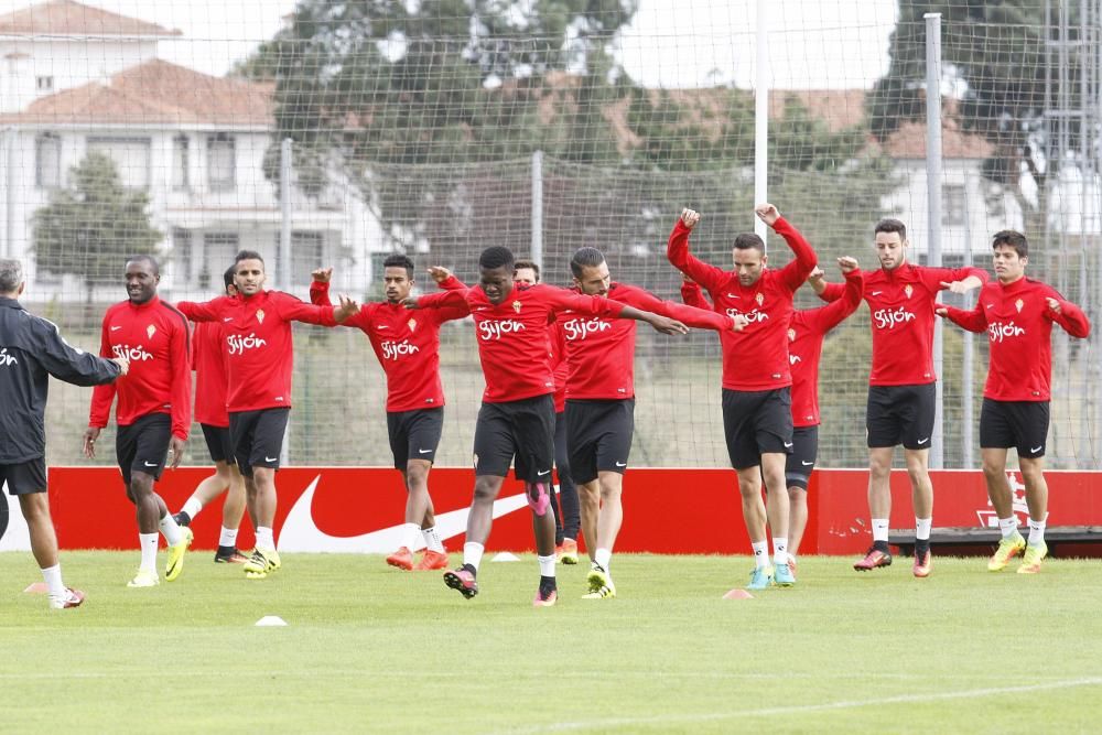 Entrenamiento del Sporting