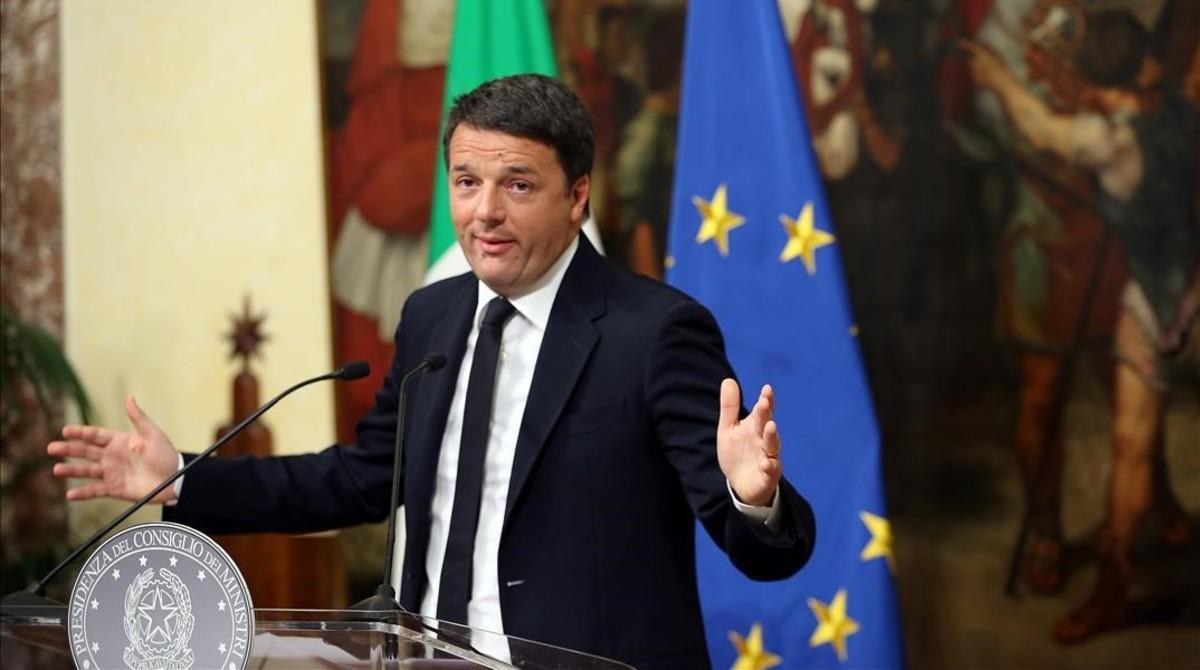 mbenach36518137 rome  italy   december 05   italian prime minister matteo re161205012309