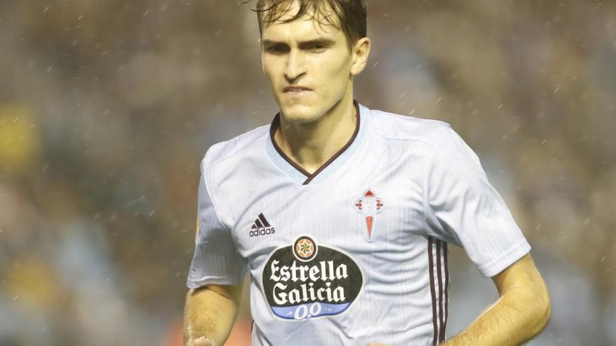 Denis Suárez, durante el partido contra el Getafe.