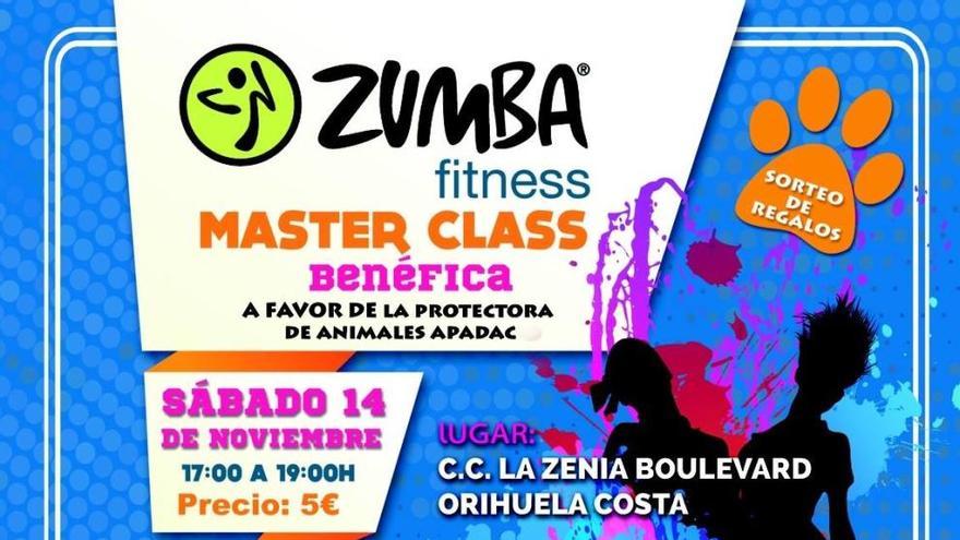 Zumba a beneficio de la protectora Apadac