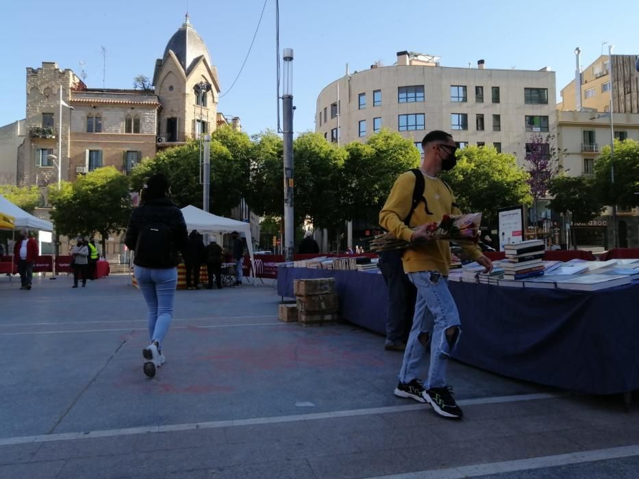 Parades a Manresa per celebrar Sant Jordi 2021