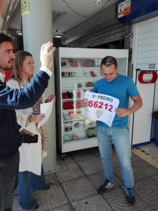 Estos son los afortunados de la Lotería Navidad en Canarias