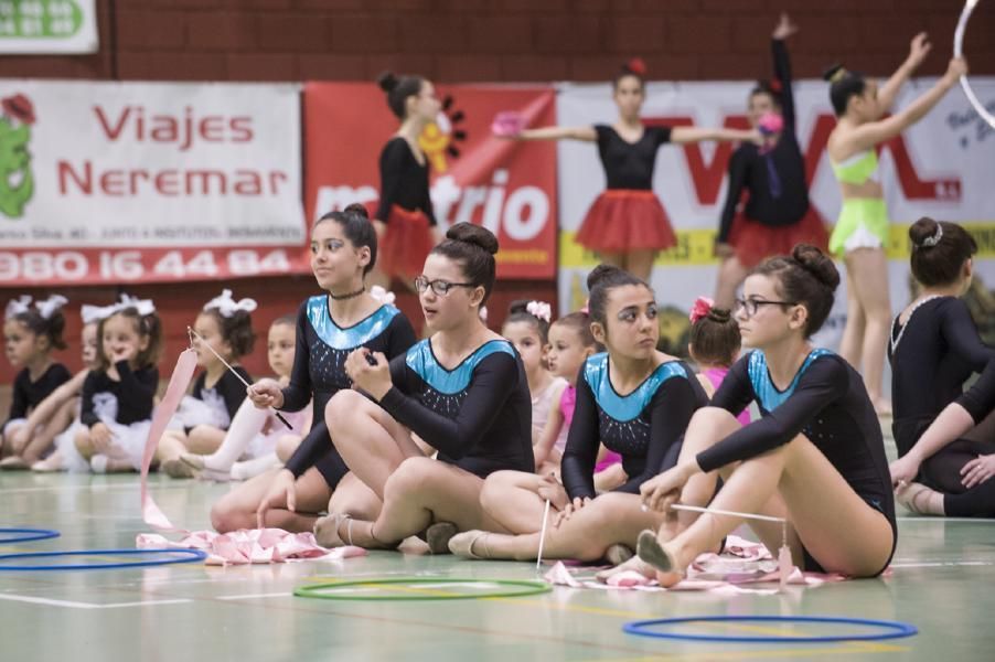 Exhibición de la Escuela de gimnasia rítmica