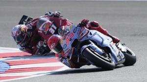 Marc Marquez, durante el GP de Emilia Romagna