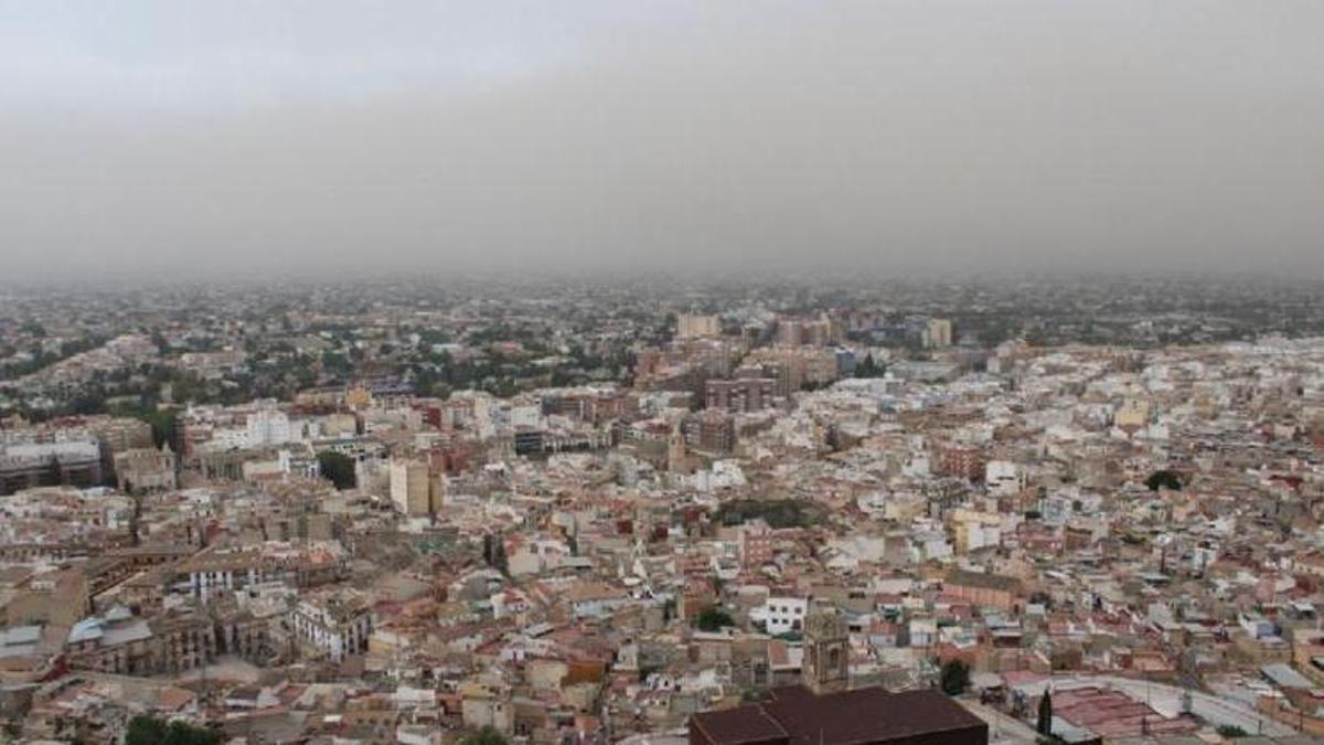 Saharan Dust and Heatwave Alert in Murcia, Spain