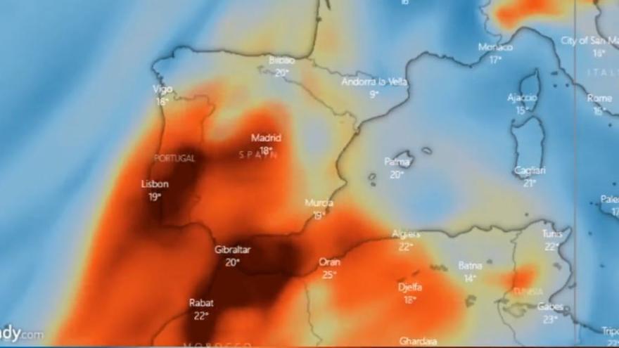 Tormenta de arena del Sáhara: cuándo llegar a Valencia.