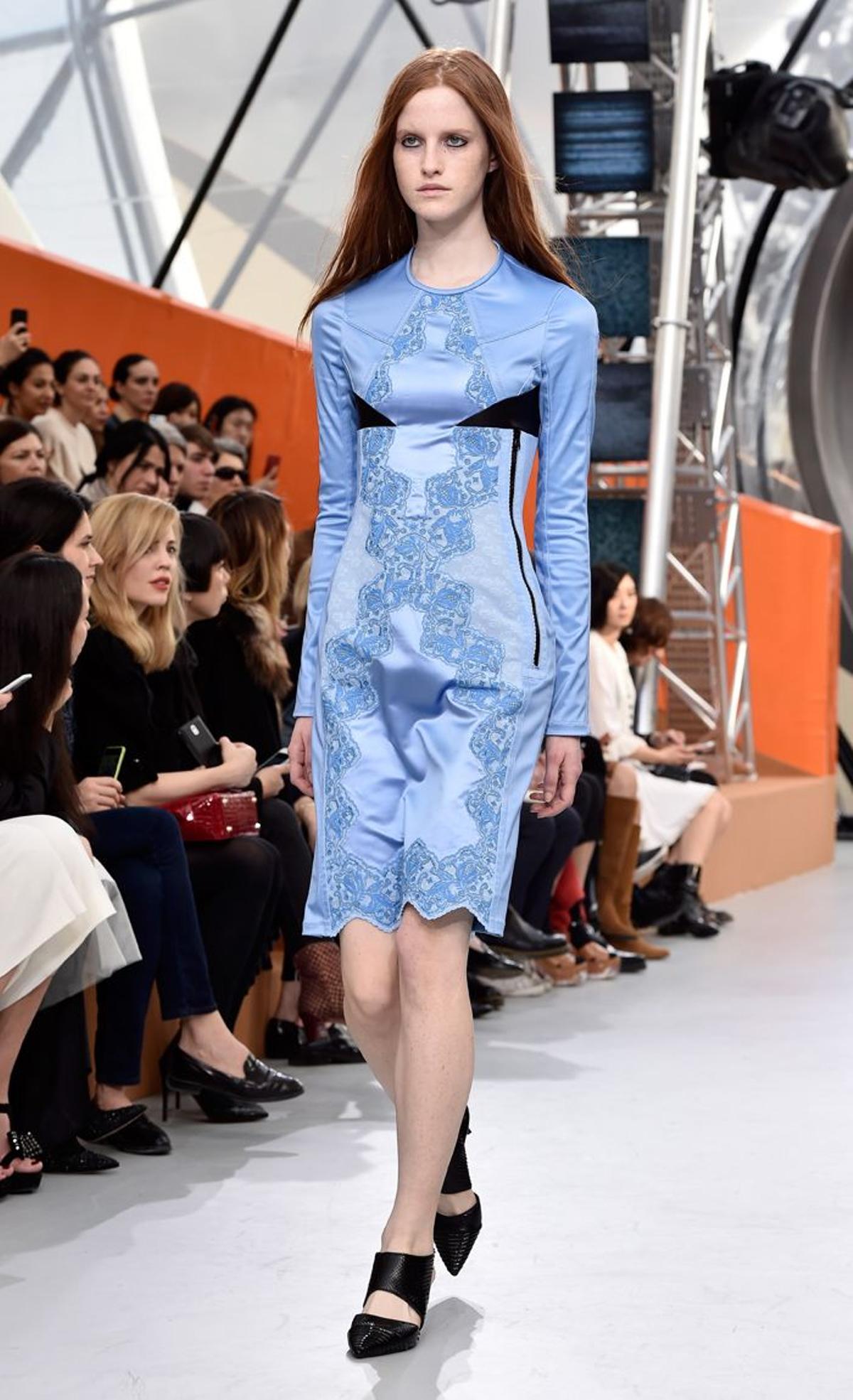 Louis Vuitton Otoño-Invierno 2015/16, vestido azul