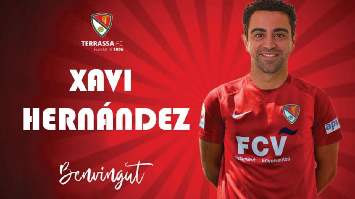 Xavi Hernández, nuevo jugador del Terrassa.