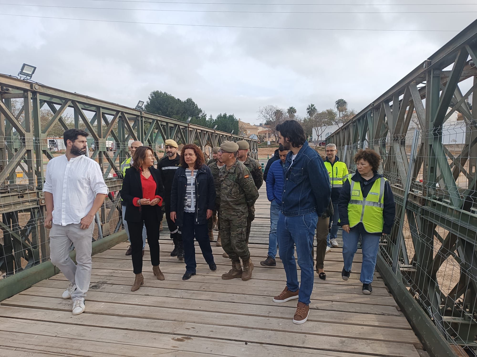 Loriguilla inaugura un nuevo puente provisional cinco meses después de la dana