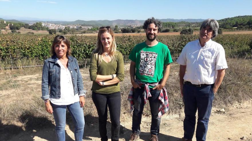 Participants a la presentació de la Festa de la Verema del Bages, a la finca Matacans d&#039;Artés