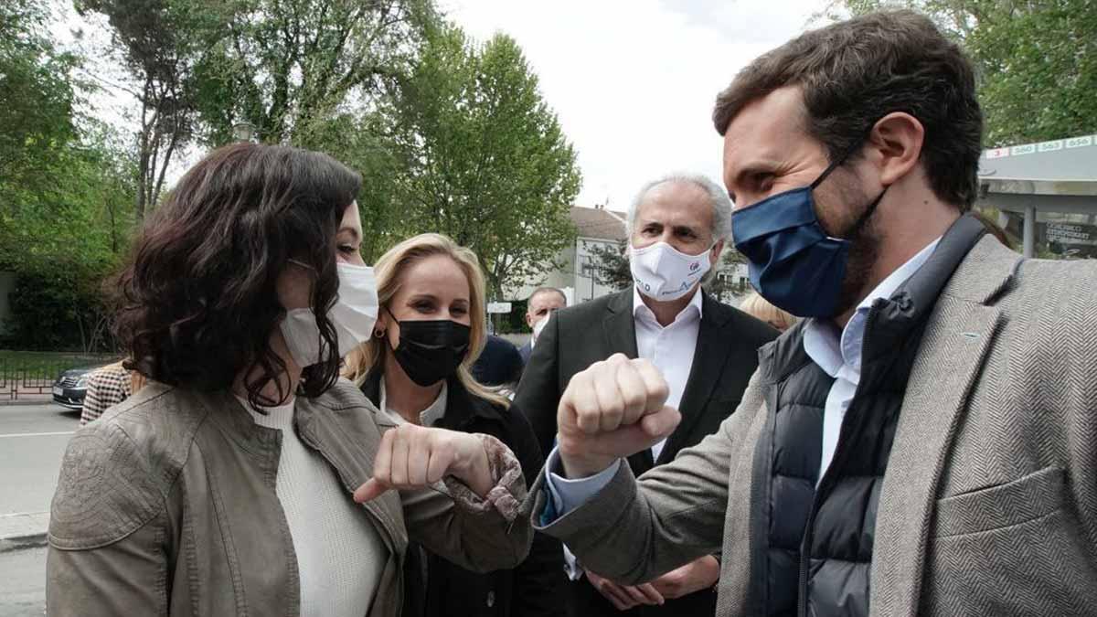 Isabel Díaz Ayuso y Pablo Casado