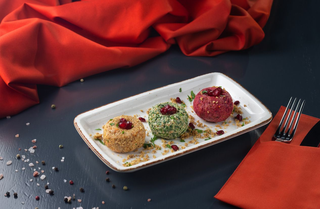 El pkhali es un plato de verduras cocidas.