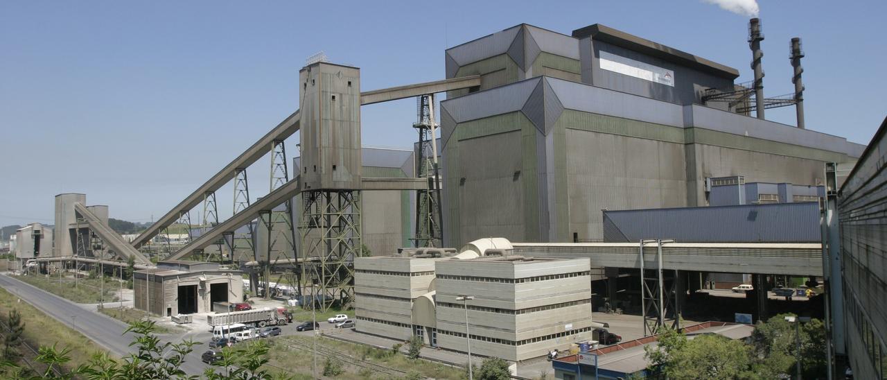 La acería de ArcelorMittal en Tabaza (Avilés).