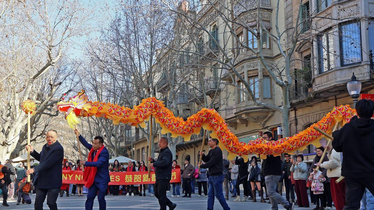 Celebració de l'any nou xinès, aquest febrer a Manresa