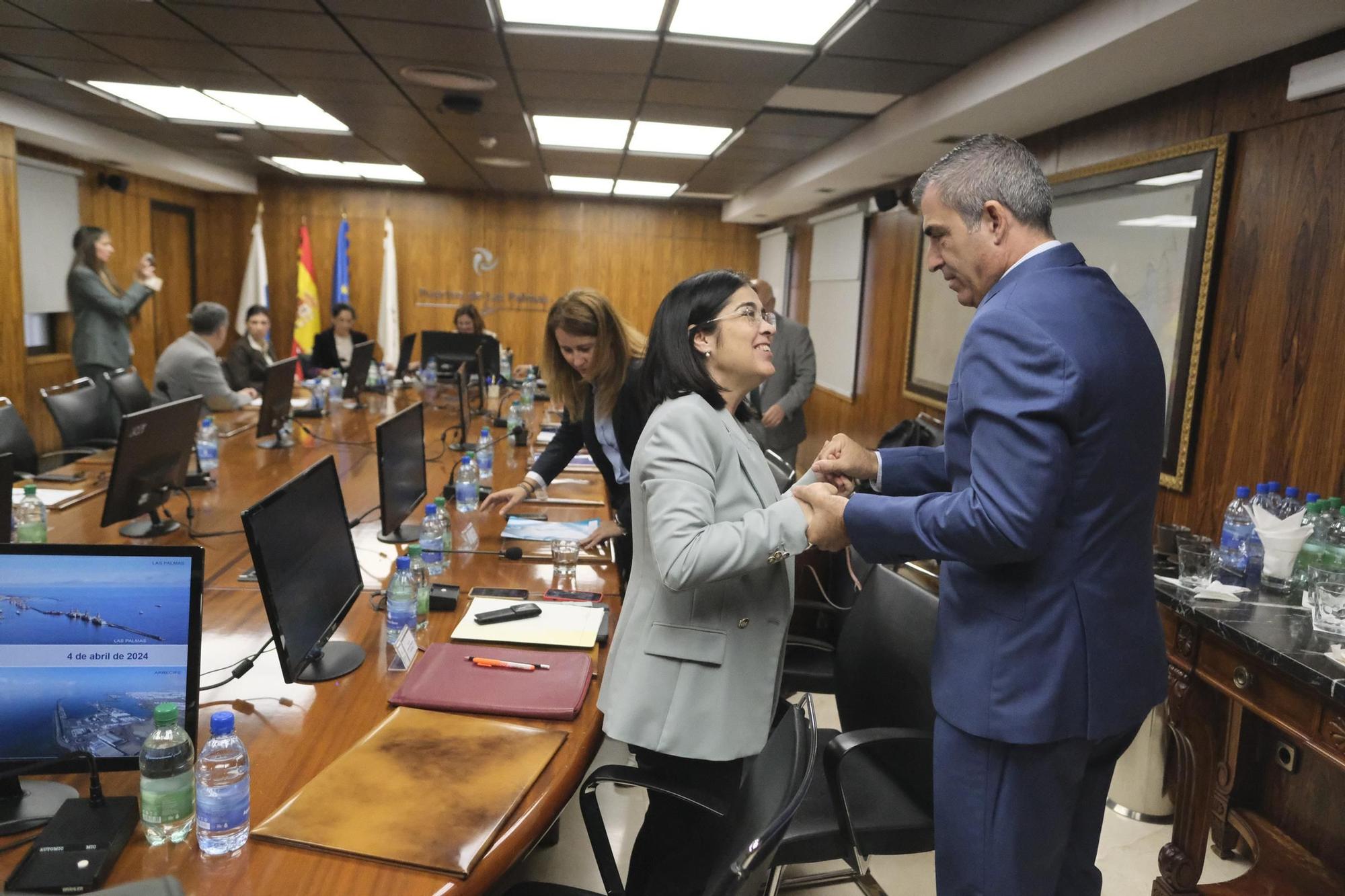 Celebración del Consejo de Administración de la Autoridad Portuaria de Las Palmas