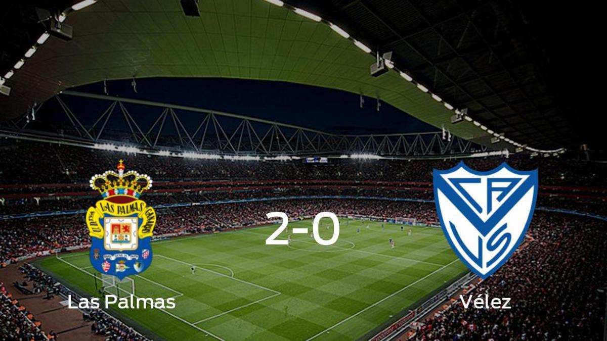 Las Palmas At. consigue la victoria ante el Vélez en el segundo tiempo (2-0)