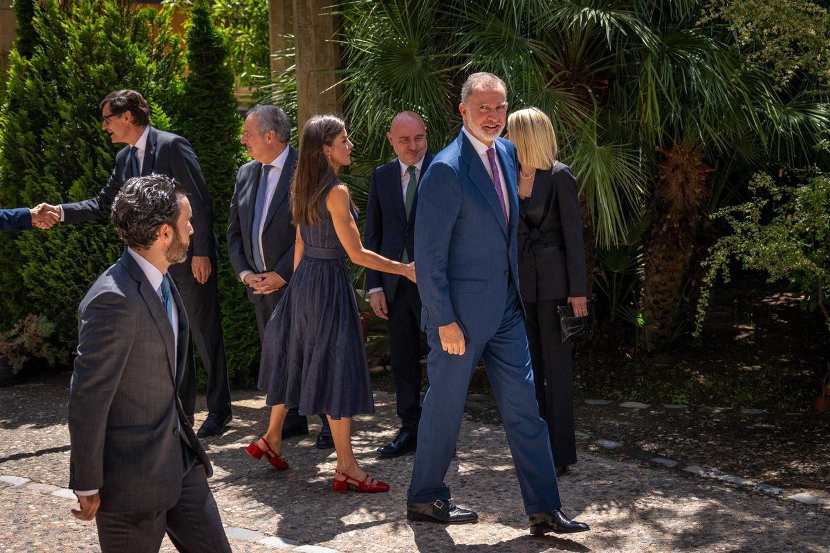 Los reyes Felipe y Letizia visitan Montserrat