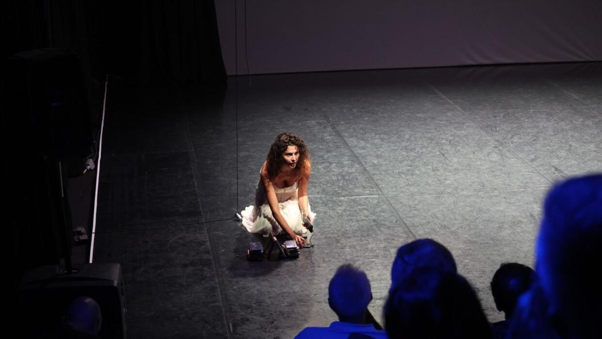 Acerina Amador en un momento de 'Anacaona'.