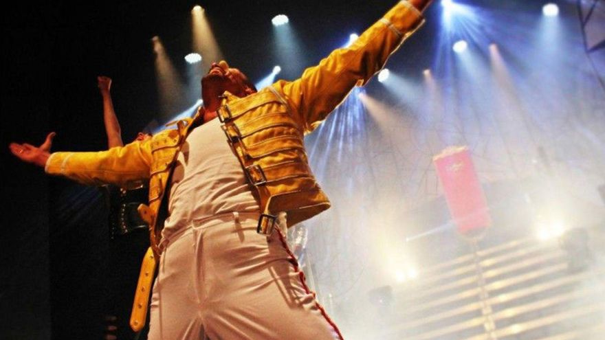 Foto del espectáculo musical 'We love Queen' a cargo de la compañía Yllana.
