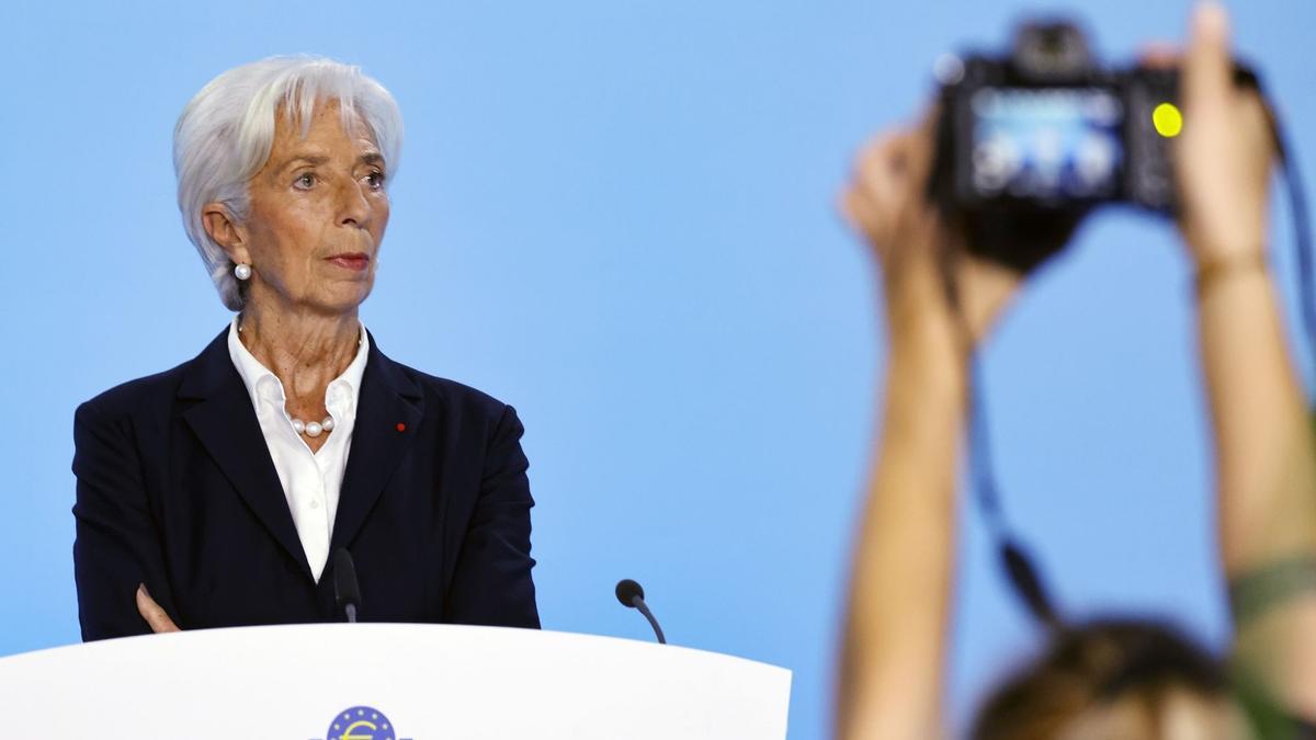 La presidenta del BCE, Christine Lagarde.