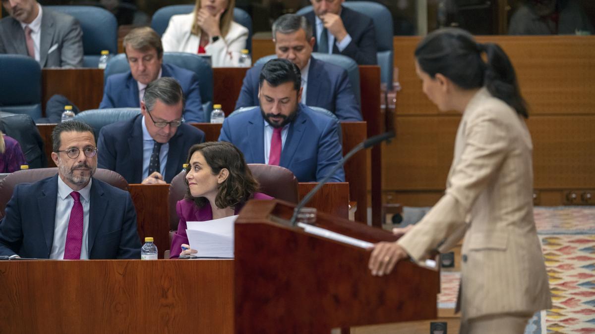 Arranca la segunda sesión del pleno de Investidura de Isabel Díaz Ayuso