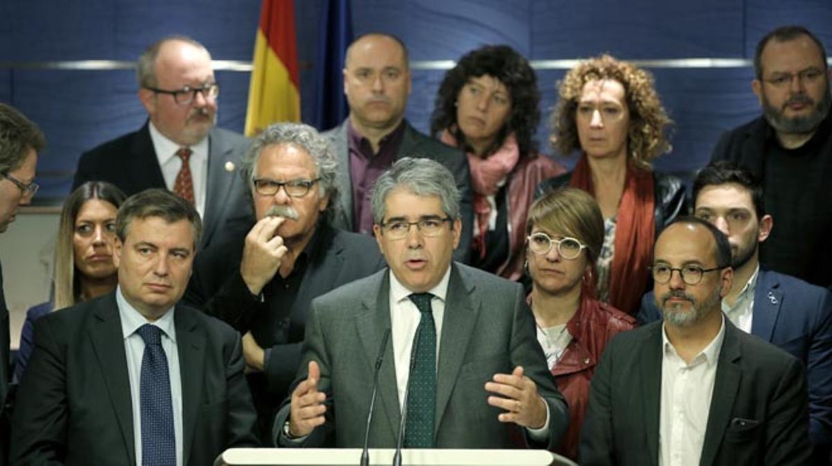 El político catalán dice que se están expulsando de la Cámara baja a miles y miles de catalanes.