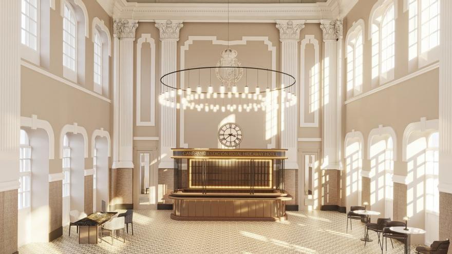 Así lucirá la remodelación de la estación de Canfranc para albergar un hotel de lujo.