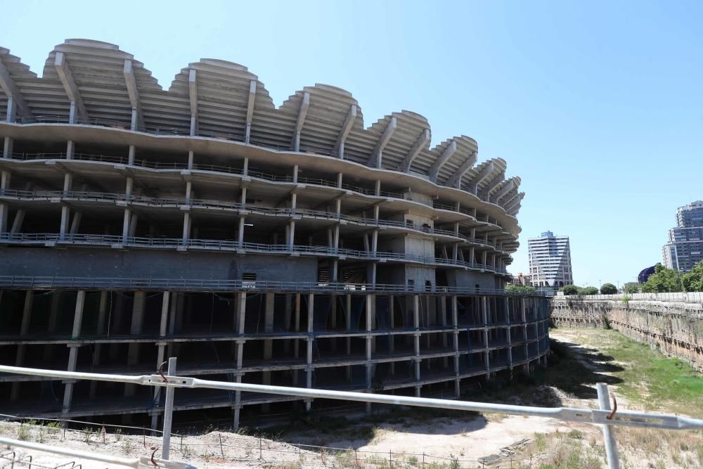 Las imágenes de las obras del nuevo Mestalla