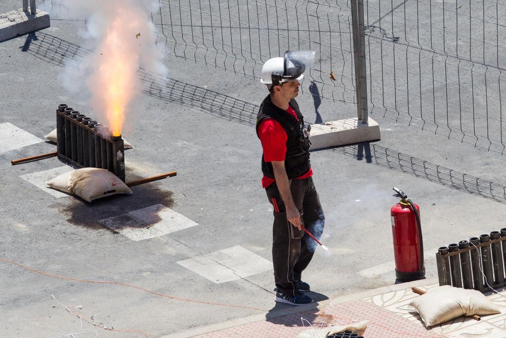 Mascletà Hogueras de Alicante 16 de junio