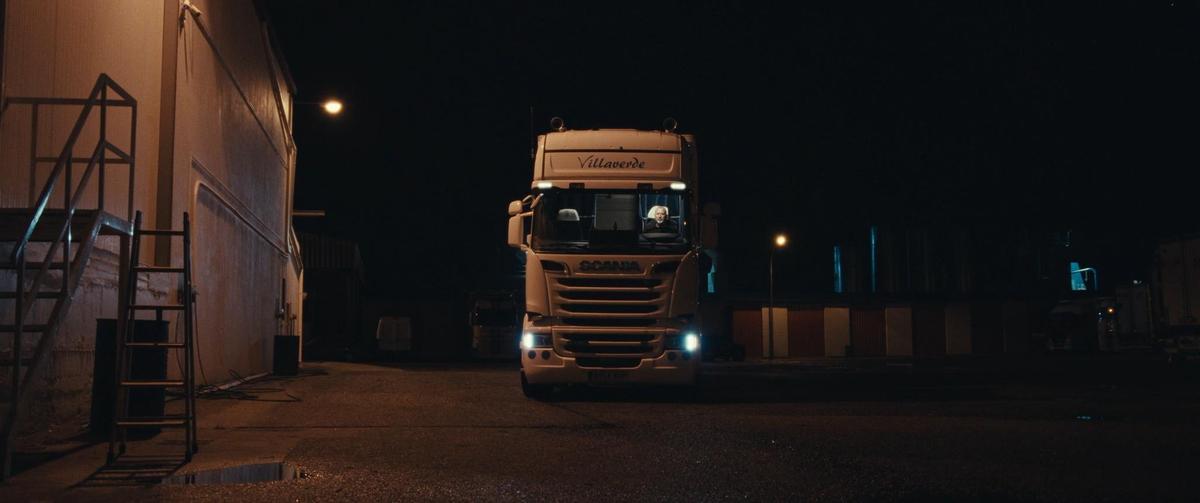 Fotograma de "Ursúas" protagonizada por el camionero tudense Manuel Villaverde.