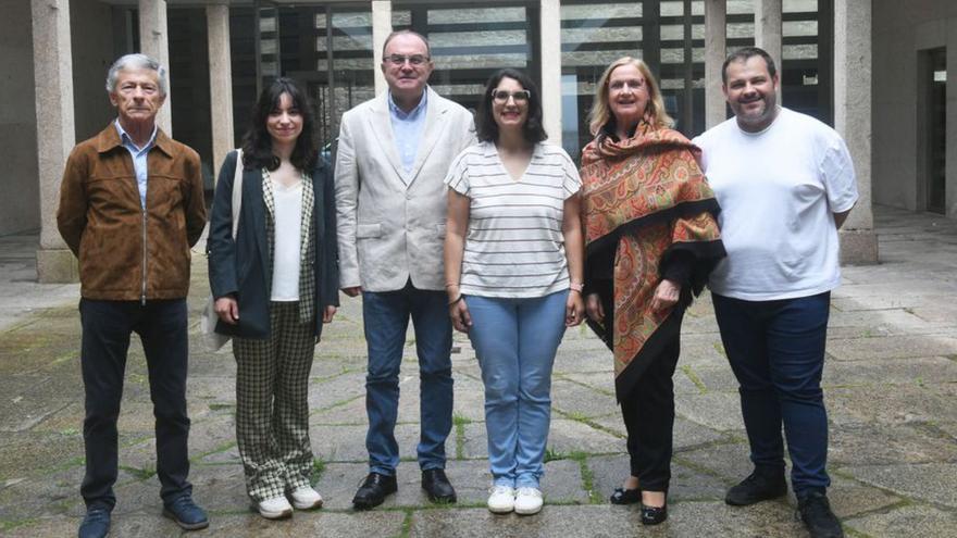 Participantes no coloquio na Fundación Luís Seoane. | | CARLOS PARDELLAS