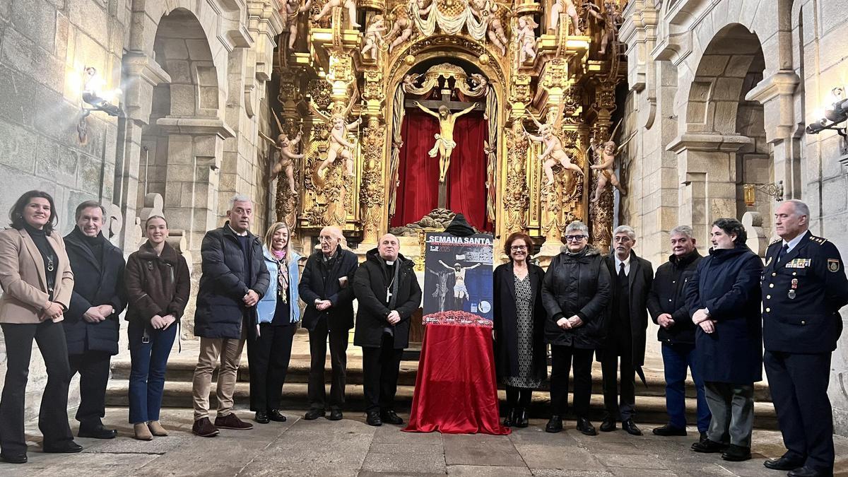 Presentación del cartel de la Semana Santa 2025 de Santiago