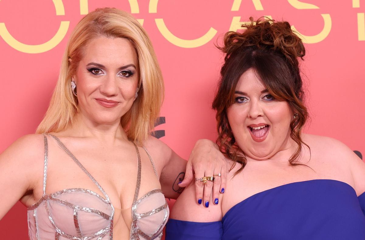 Henar Álvarez junto a Lalachus