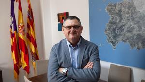 El alcalde en funciones de Sant Josep, Ángel Luis Guerrero.