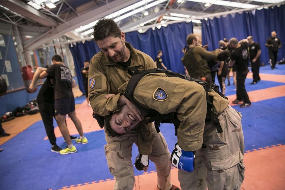 La Tenderina, en Oviedo, practica el Krav Maga