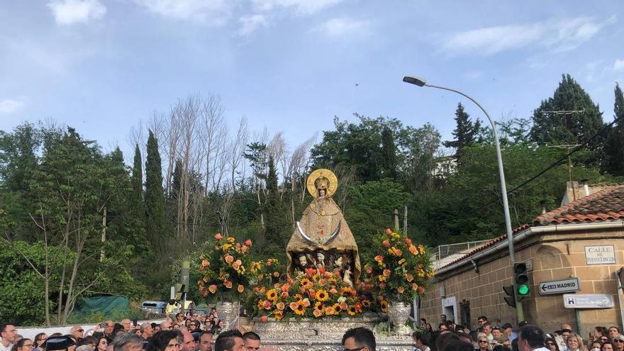 Video | La patrona de Cáceres llega a Fuente Concejo