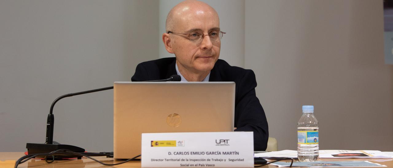 Carlos Emilio García Martín durante su ponencia en el Congreso celebrado en Zamora.