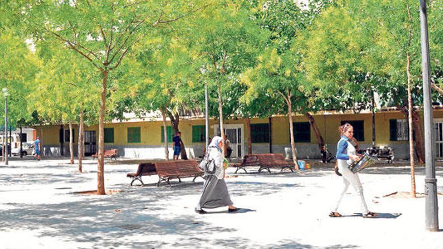 Plaza Fra Joan Alcina de Son Gotleu, cerca de donde tuvieron lugar los hechos.