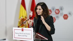 La presidenta de la Comunidad de Madrid, Isabel Díaz Ayuso.