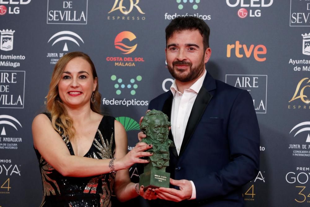 Los ganadores de los Goya 2020.