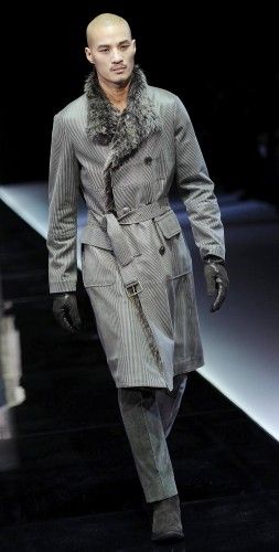 DESFILE DE LA COLECCIÓN DE GIORGIO ARMANI EN LA SEMANA DE LA MODA MASCULINA DE MILÁN