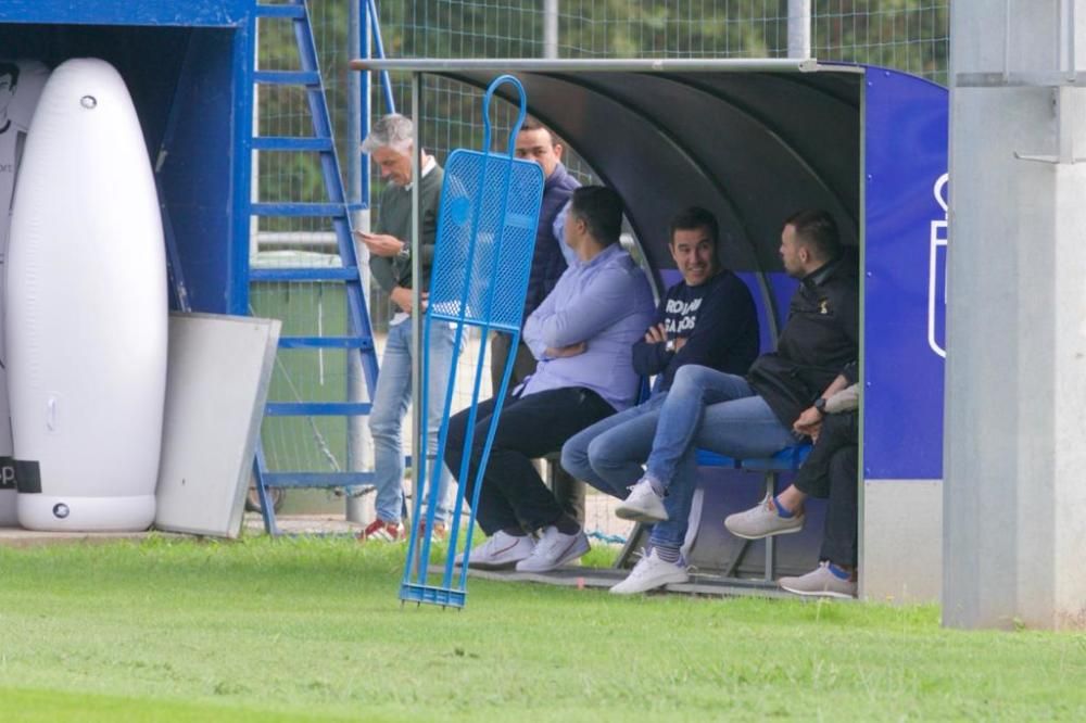 Primer día de Rozada al frente del Oviedo