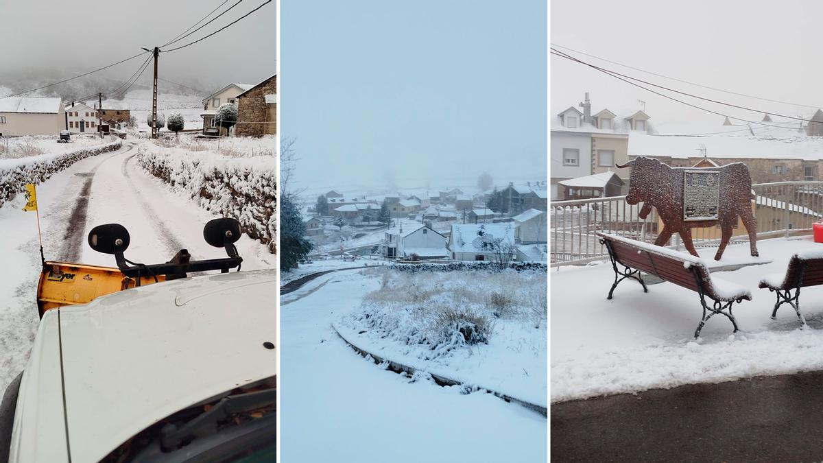 El primer gran temporal del otoño ya obliga a usar cadenas en seis puertos de montaña de Asturias: así se circula por el Puerto Pajares
