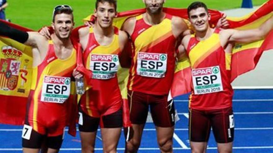 Husillos, Búa, García i Hortelano es pengen el bronze en el 4x400