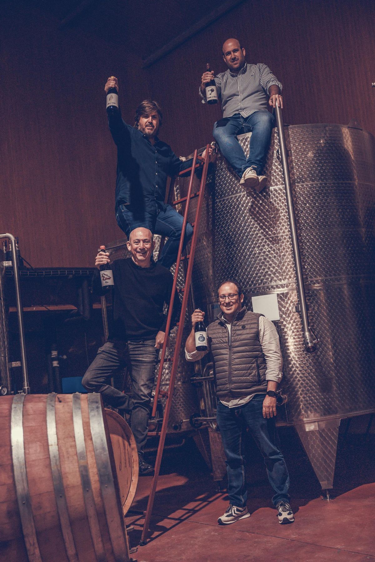 Javier, Ángel, Eric y Manuel - Bodega 5 Hormigas