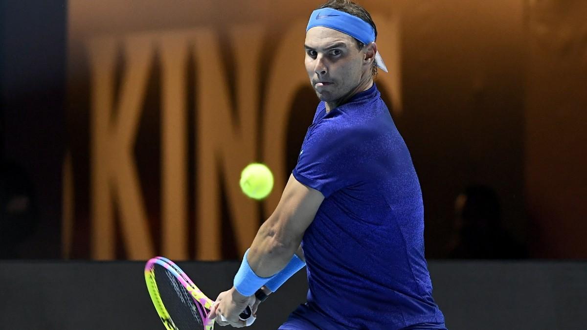 Nadal, durante un partido