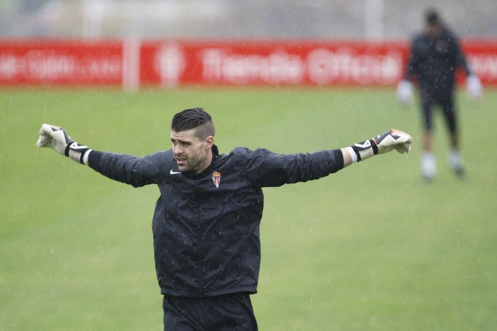 Entrenamiento del Sporting